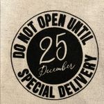 Special Delivery Drawstring Bag Black Photo 1