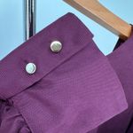 Julia Jordan  Long Sleeve Wrap Neck Short Dress in Cabernet size 16 NWT Photo 9