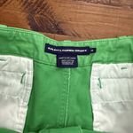 Ralph Lauren  Sport Chino Shorts Womens 14 Green Classic Mid Rise 5" Inseam Photo 3
