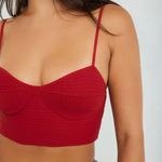 Garage Seamless Bustier Cami in Crimson Red Photo 0