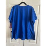 Purple Earth Womens 3X Royal Blue Jasmin Top NEW Scrub Top Size undefined Photo 5