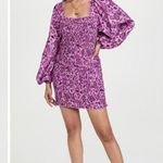 Free People Womens Smock It To Me Smocked Floral Mini Dress In Azalea Combo S Photo 1