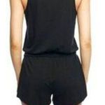 LBLC the Label Lauren Romper Drawstring Waist Pockets Black L Size L Photo 1