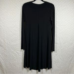 Norma Kamali ‎ Black Long Sleeve Pocket Dress Photo 3