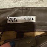 ZARA  Faux Leather Straight Leg Trousers Photo 3