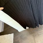 Free People  Beach Women’s XL Black Ribbed Wide Leg Jumpsuit Photo 2