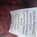 Pink Lily  extra large maroon Cable net oversized sweater Photo 3