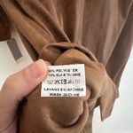 NWT Lauren Vidal Faux Suede Leather Dress 3/4 Sleeve, v Photo 7