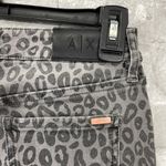 Armani Exchange Super Skinny Animal Print Cropped Jeans Photo 4