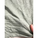 Madewell  Cap Sleeve T-Shirt Women's Small Green Cotton Slit Photo 3