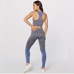 Lululemon size 2 Balance & Resist 7/8 Tight (25") Ombre Blue & Gray Leggings Photo 8