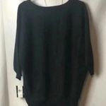 NWT SZ 1X BLACK SWEATER Soft DRESSY TO CASUAL SEE DESCRIPT BELOW NECKLACE Photo 8