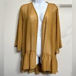 Maurice's Maurice’s Clip Dot Kimono Open Top Blouse Size 0 Photo 7