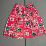 Alfred Dunner  Tropical Printed Pleated Front Skirt Photo 0
