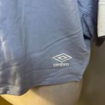 Umbro soccer Crop sporty T Shirt Light Blue Logo Casual Athleisure Top XL Photo 1