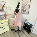 Jasmine & Ginger  Pink Midi Dress with Navy Accents Photo 4