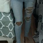 American Eagle Outfitters Light Blue Distressed Boyfriend Jeans Photo 2