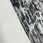 ZARA Asymmetrical Crewneck Short Sleeve Abstract Mix Material Hi/Low Blouse-Med Photo 13