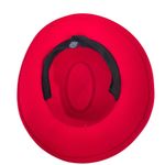 Preston & York  Red Wool Fedora Hat – One Size Photo 8