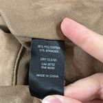 Katherine Barclay  tan faux leather belted cascading vest size S Photo 7