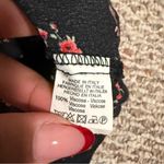 Brandy Melville  Floral Black Red Clare Mini Skirt Photo 5