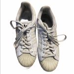 Adidas HP!  Superstar white with cream stripes 8. Photo 1