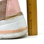 Pink glitter slip on tennis shoes, size 9 Photo 7