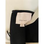 Cinq à Sept Belladonna Dress $465 Asymmetric Hem Open Back Cutout Black EUC 4 Photo 12