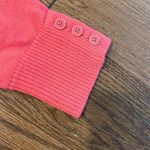 Talbots  pink cableknit turtleneck button cuff sweater sml Photo 4