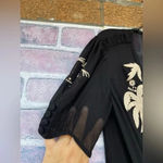 Saloni Leah Robe silk Dress w/Slip size 0 Black Photo 6