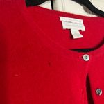 Charter Club  100% Cashmere Lace Print Cardigan Photo 4