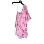 Solace London NWT Laycie One-shoulder Ruffled Dress in Pink Size US 12 Photo 5