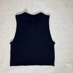 Bloom Seasons | Black Sleeveless Piped Top | Medium Photo 1