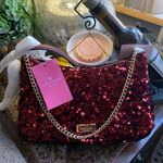 Kate Spade Authentic Sequins top zip Clutch/shoulder/Crossbody Photo 1