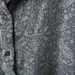 Dress Forum  Los Angeles Size Small Paisley Chambray Shirt Dress Button Down Photo 4