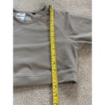 AYBL  Long Sleeve Cropped Athletic Workout Top Neutral Taupe Photo 11