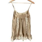 BCBGMAXAZRIA  Womens Y2K Babydoll Cami Top Size S Lace Boho Fairycore Coquette Photo 3