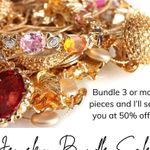 Boutique Black White And Silver Fashion Statement Necklace Photo 4