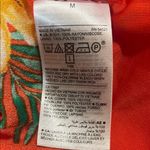 Old Navy Vibrant Orange Dress with Floral Detail Photo 4