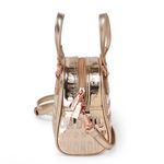 Von Dutch | Rose Metallic Gold Mini Bowling Bag Photo 3