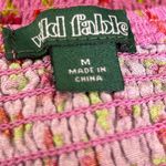 Wild Fable  baby doll mini dress tunic pink floral roses size medium Photo 5