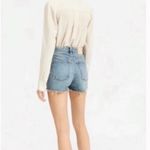 Everlane The Cheeky High Rise Cutoff Button Fly Jean Shorts Photo 7