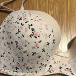 Laura Ashley  Pink and Black Floral Bra 34 B Photo 1