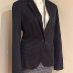 Calvin Klein Jeans  Blue 1 Button Blazer 2 Button Sleeves Business Attire Sz L. Photo 1
