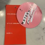 Hot Kiss  Women’s Maternity Black Faux PU Leather Leggings Skinny Size Large NWT Photo 8