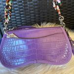 Coach Wavy Dinky Bag Crossbody Iris Croc Embossed Coachtopia Leather CT279 Photo 3