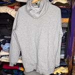 Adidas grey hoodie size Large men with hidden pocket in sleeve Photo 3