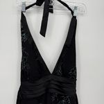 City Studio Halter Dress Y2k Style Sparkle Glitter Formal Size Large (Juniors) Black Photo 1