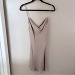 ZARA NWOT  Satin Rhinestone Strap Dress Photo 4