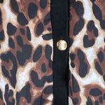 Ashley Stewart  Women’s black cardigan with leopard print panels - Size 12 Photo 2